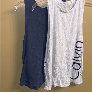 Calvin Klein performance tank tops